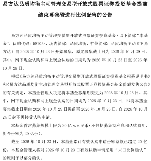 3只产品同日售罄,主动ETF为何这么火?